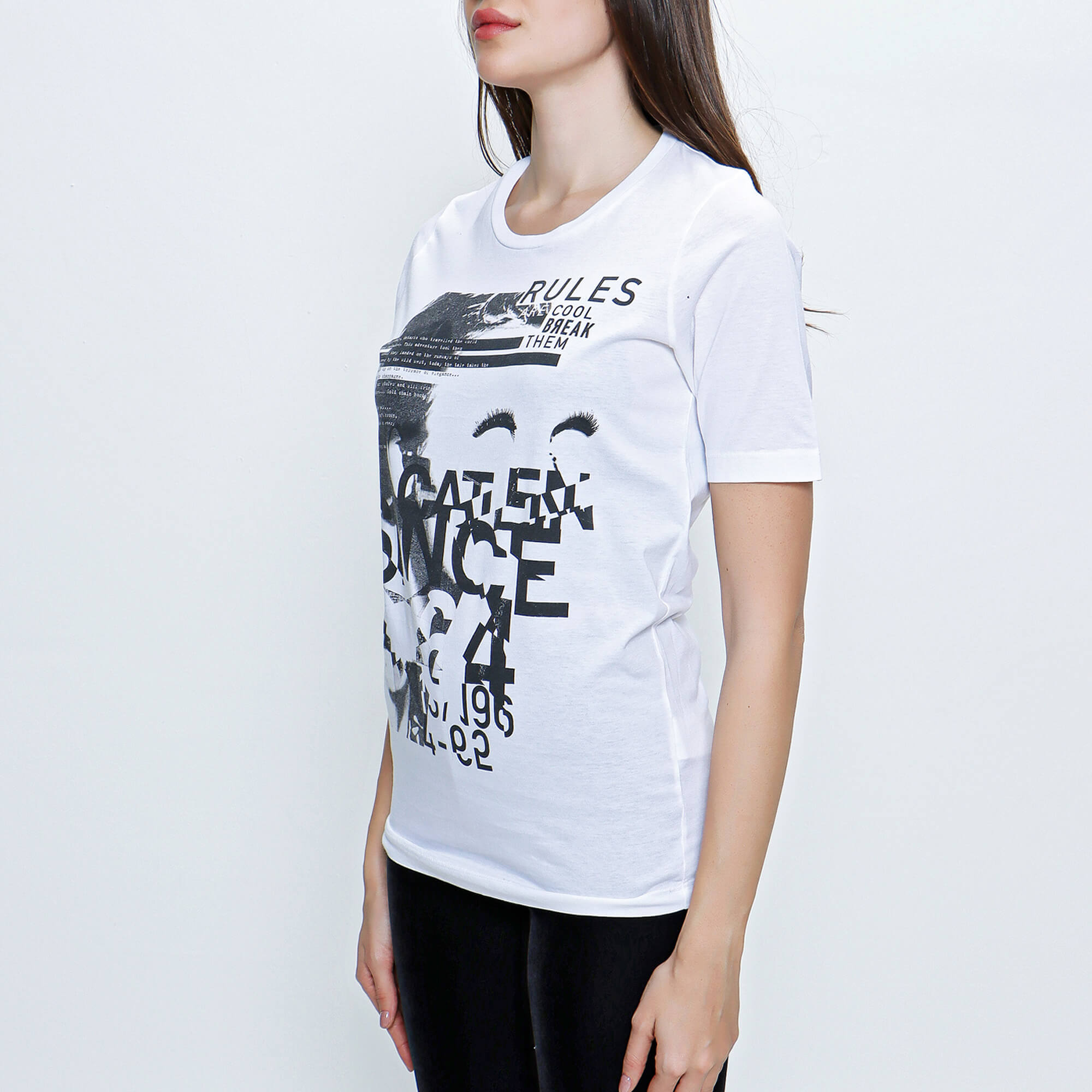 Dsquared2 - White Punk Logo T shirt 